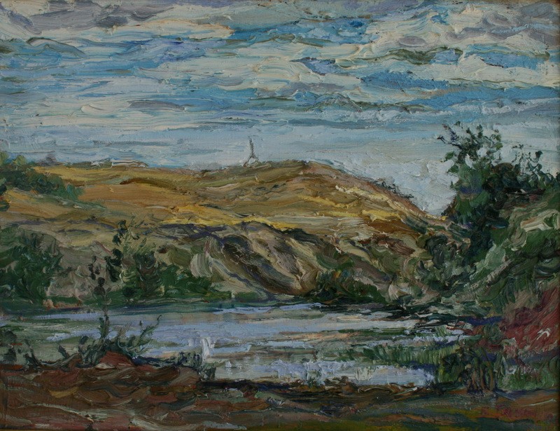  Курдюмский пруд. х.м. 40х50 2012г.